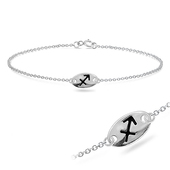 Sagittarius Silver Bracelet BRS-141